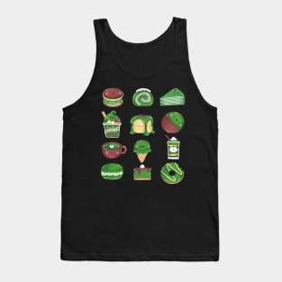Matcha Sweets and Desserts Tank Top